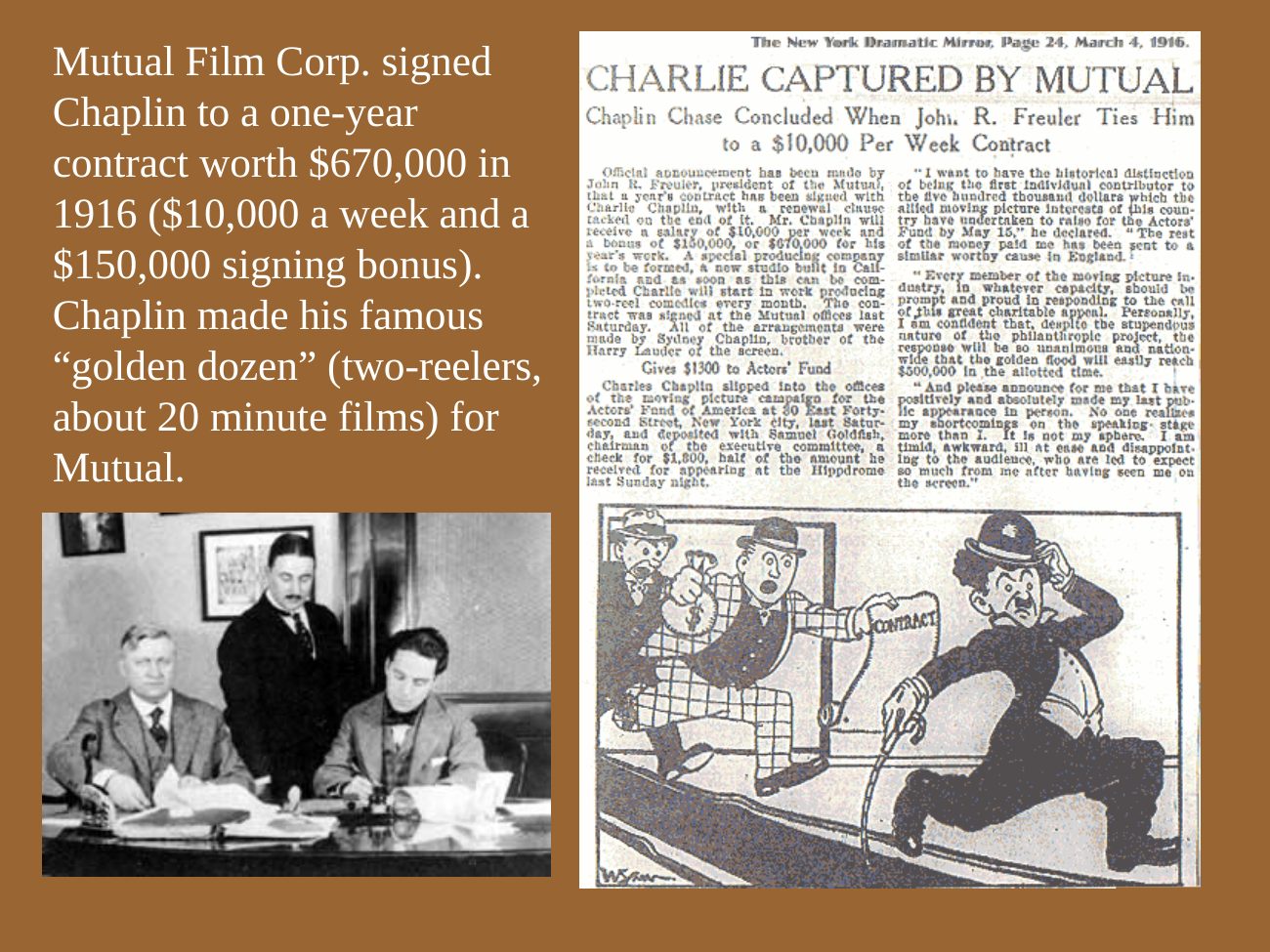 Slide 1 of 1: Charlie Chaplin in Historical Context