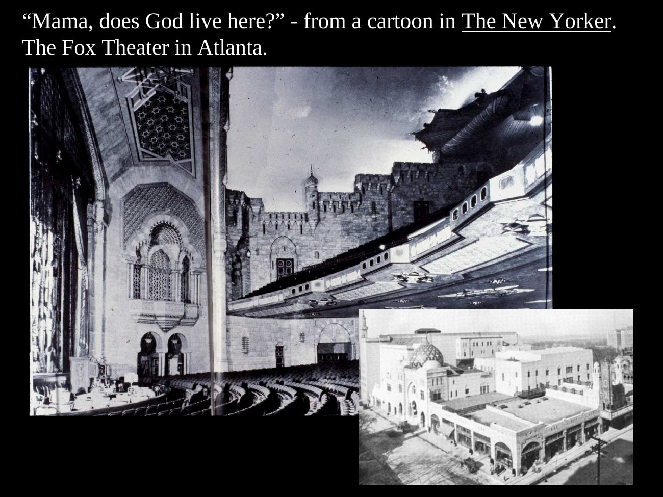 Slide 1 of 1: The New Theaters